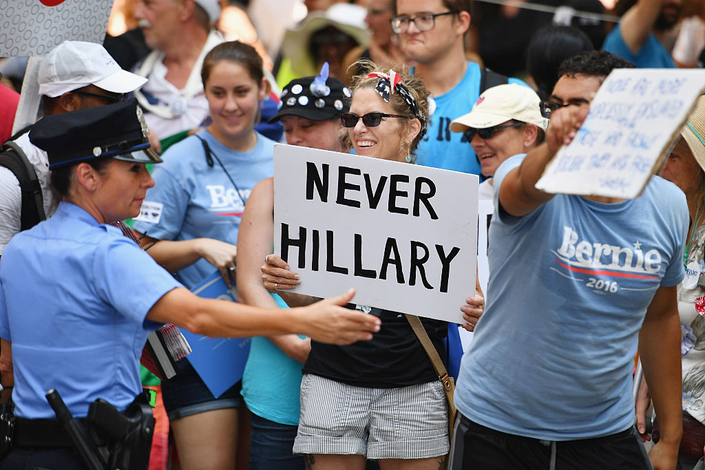 Protesters Demonstrate In Philadelphia During The Democratic National Convention