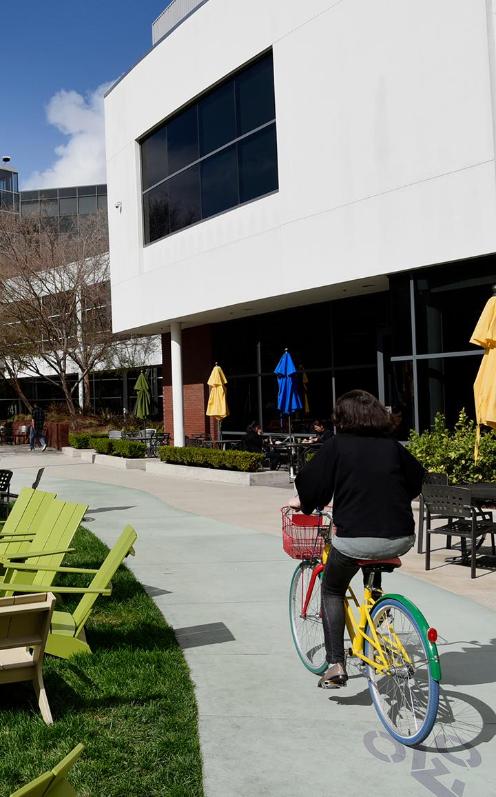 Views Of The Googleplex Campus As Google Inc. Brings Ultra-Fast Internet Access To San Francisco