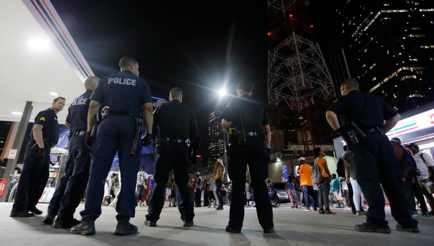 Dallas Shooting Protest