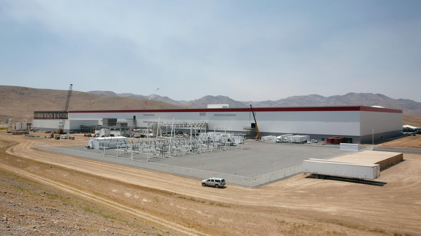 APTOPIX Tesla Gigafactory