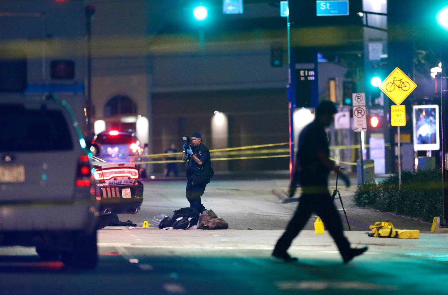 Police Shootings Protests Dallas