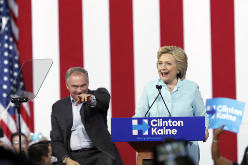 Hillary Clinton, Tim Kaine