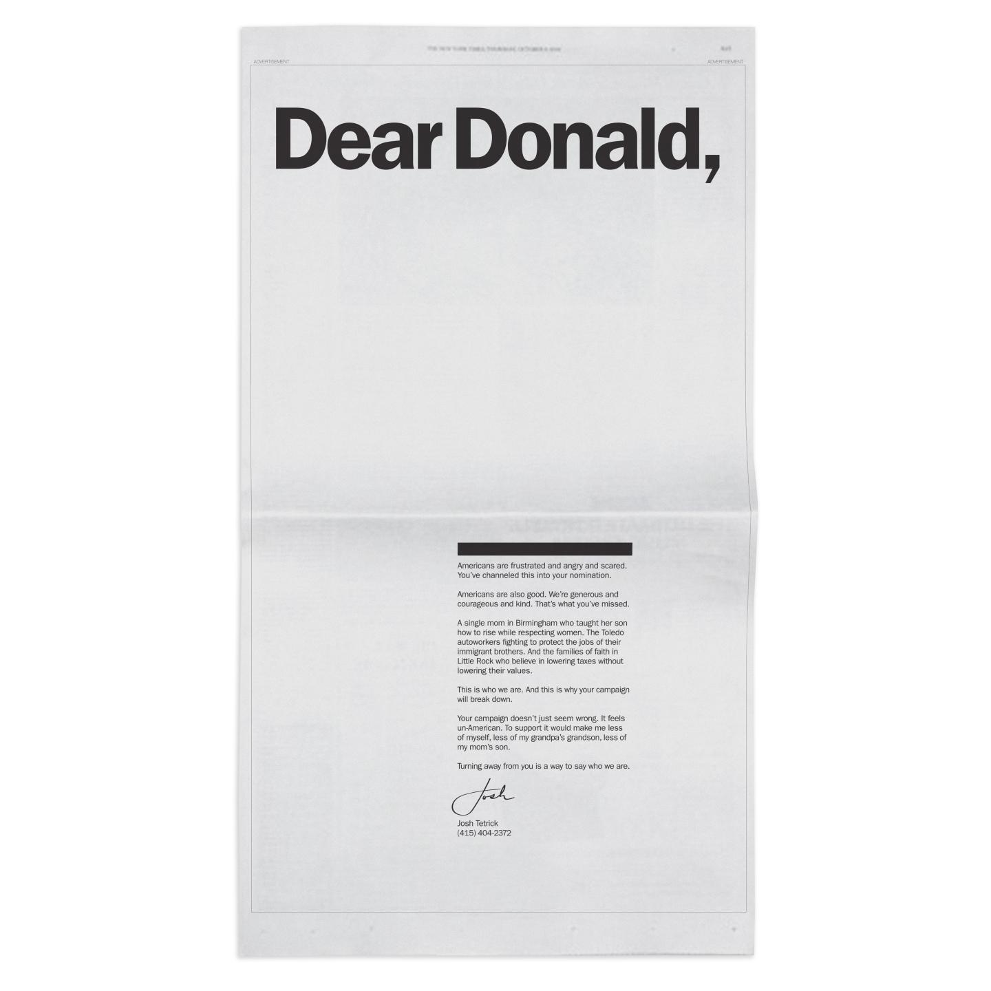 Why This CEO Is Publicly Bashing Trump