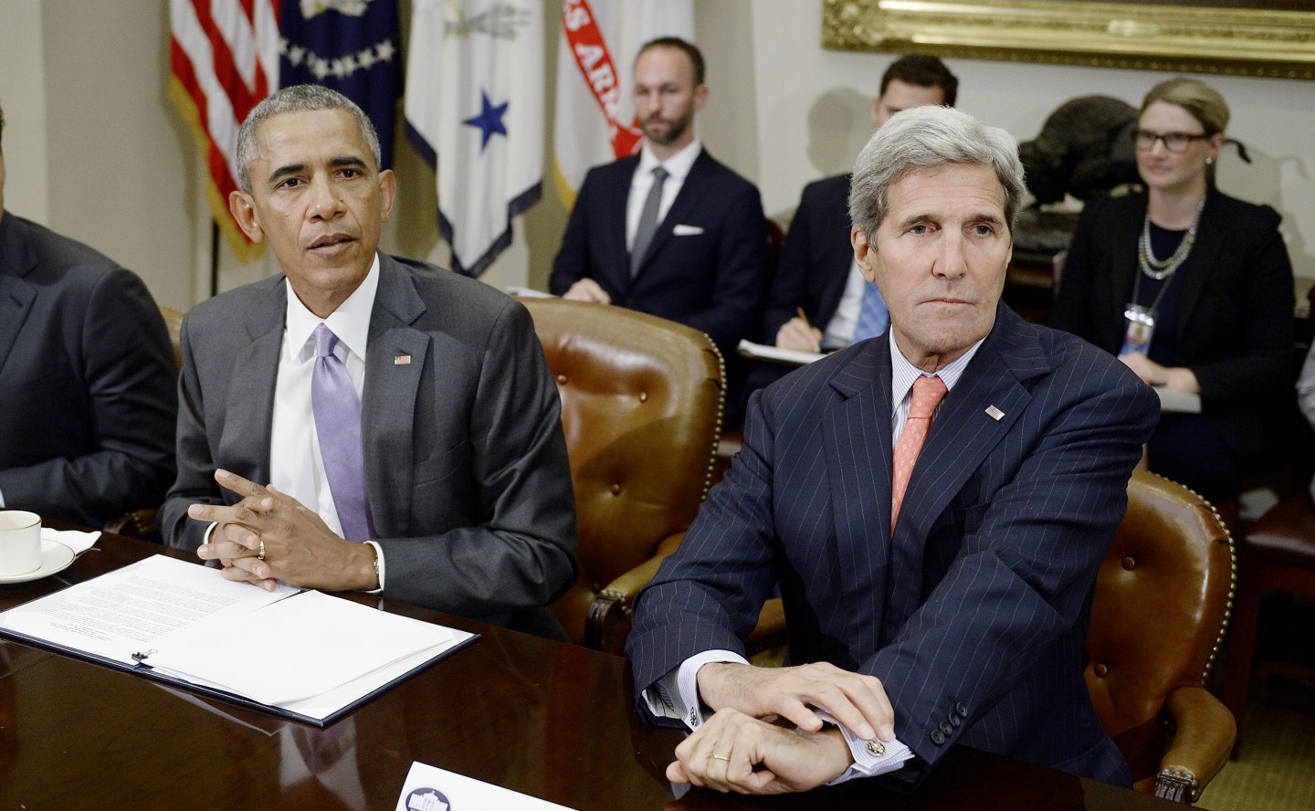 President Obama Meets With Veterans To Discuss Iran Nuclear Deal