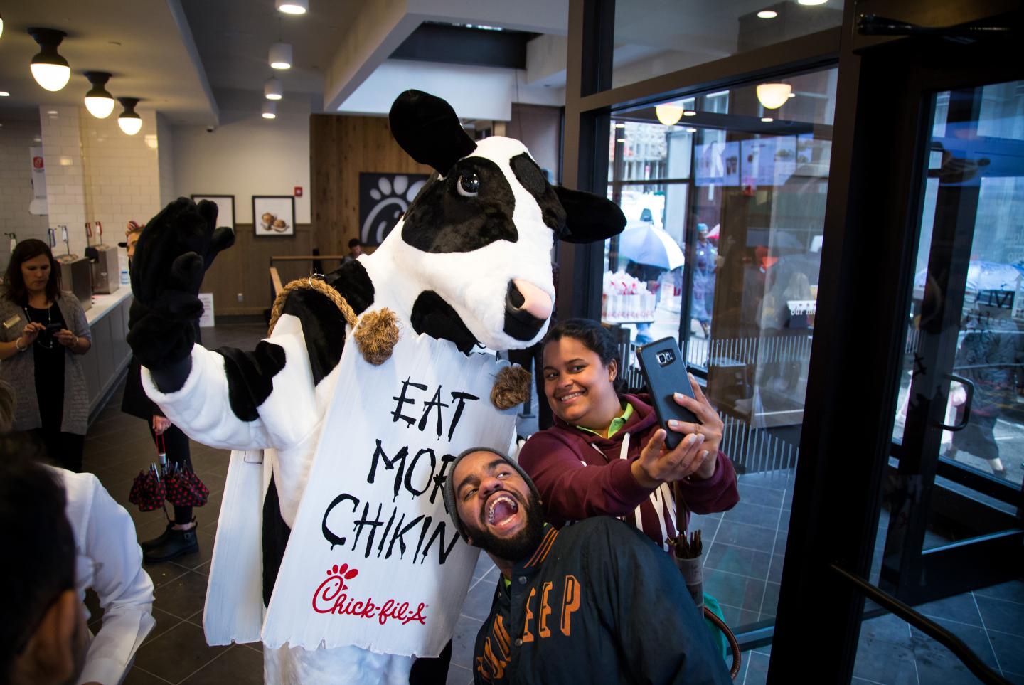 Operations Inside A Chick-fil-A Location As Restaurant Opens Manhattan Outpost In Northern Push