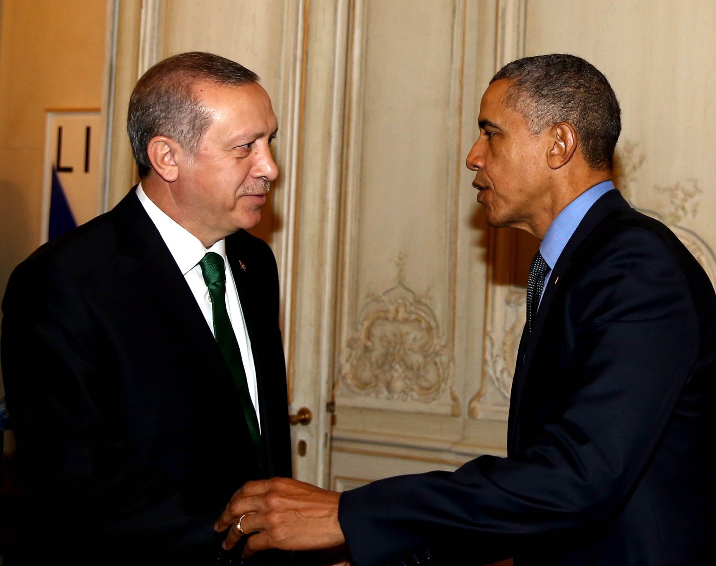 Recep Tayyip Erdogan - Barack Obama meeting in Paris