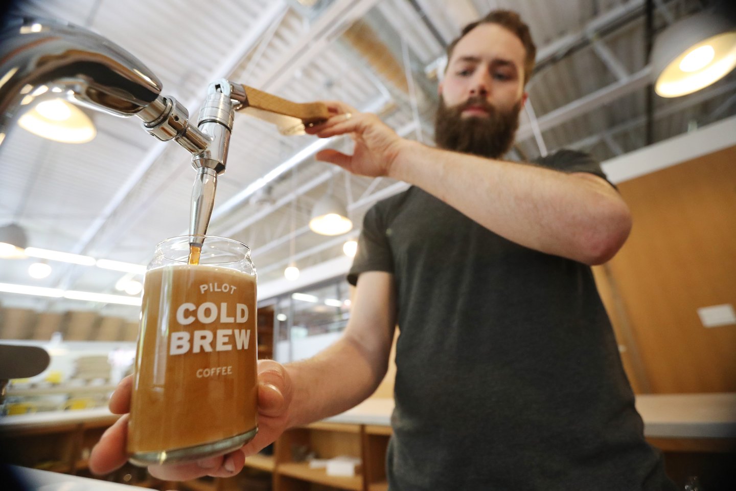 Pilot Cold Brew Coffee is made from a Guatemalan bean farmed at Catalan de las Mercedes