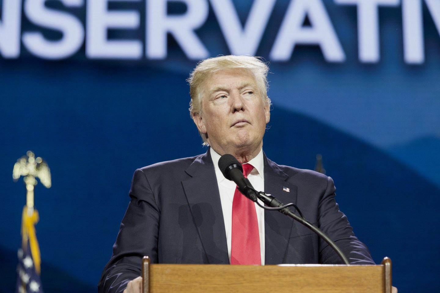 Presumptive Republican Presidential Nominee Donald Trump And Sarah Palin Address The Western Conservative Summit