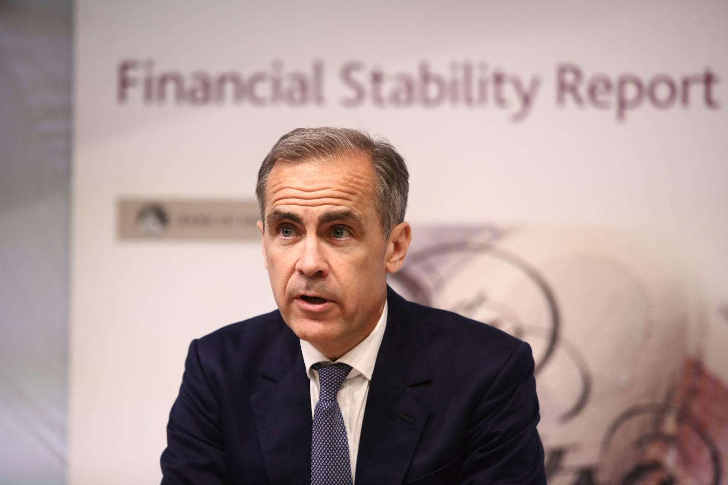 Bank of England Governor Mark Carney Delivers A News Conference On The Banks Financial Stability Report