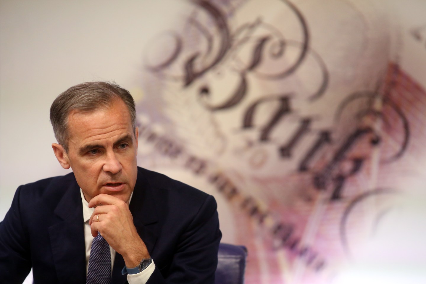 Bank of England Governor Mark Carney Delivers A News Conference On The Bank's Financial Stability Report