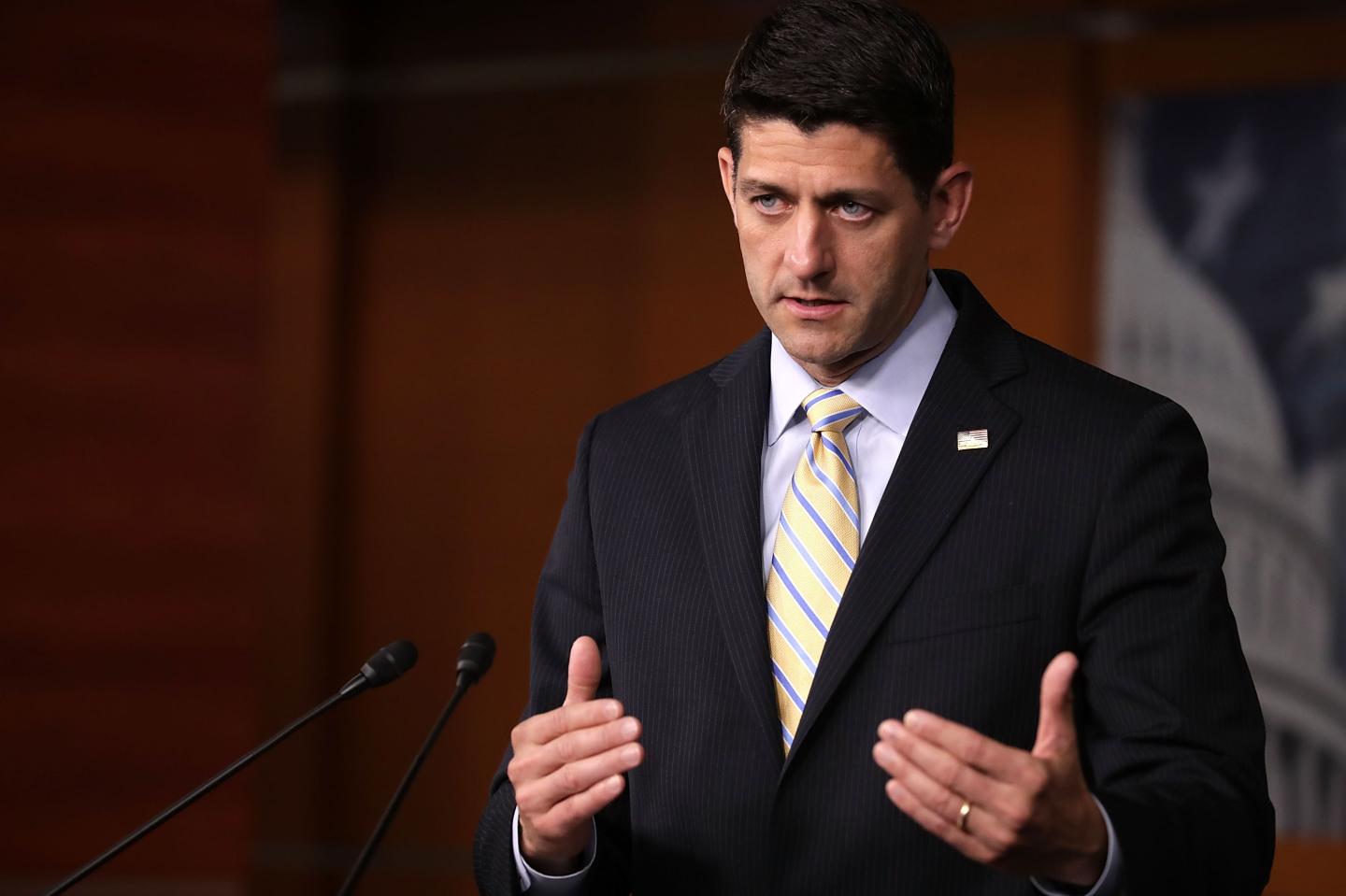 House Speaker Paul Ryan Holds His Weekly News Conference