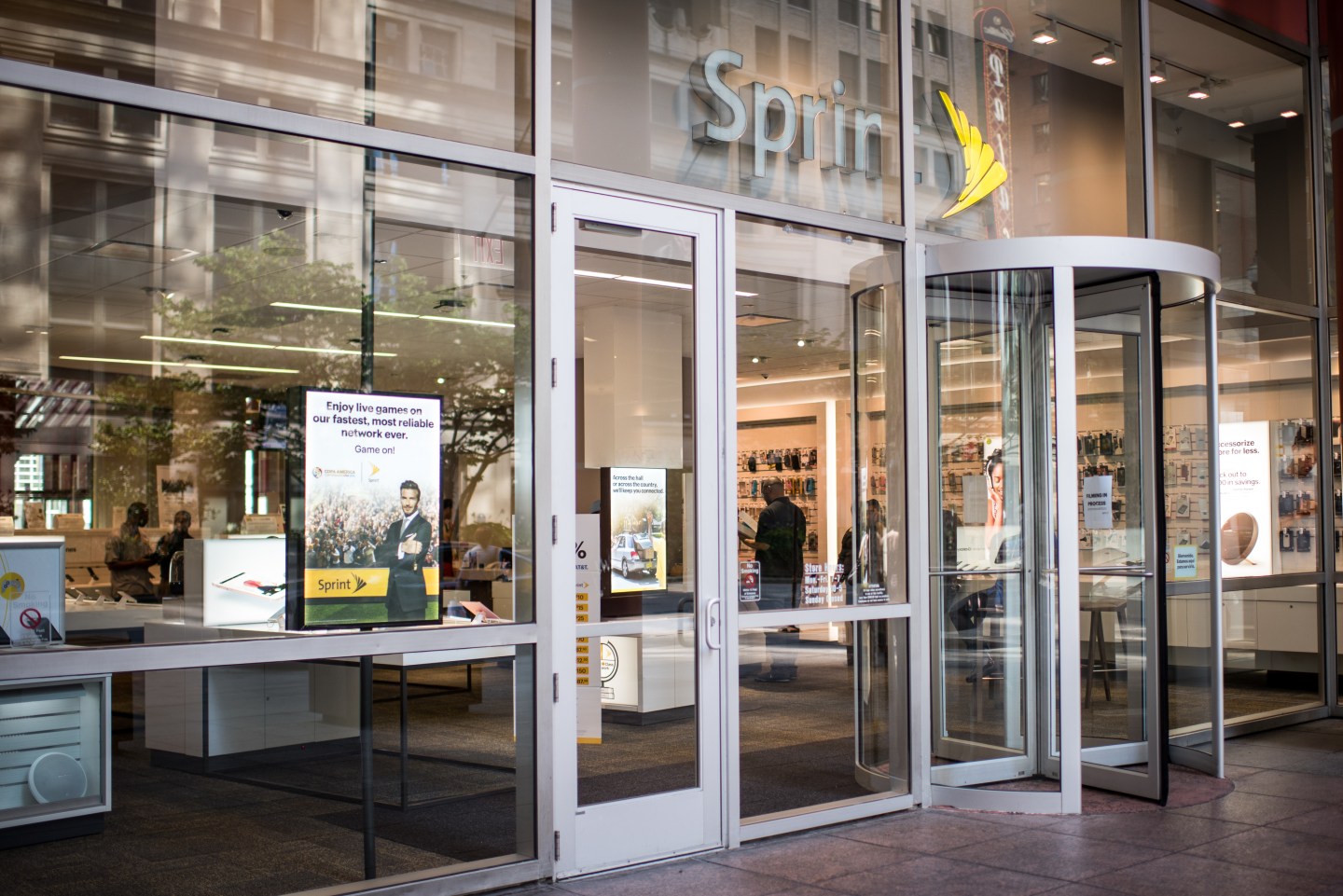 Inside a Sprint Corp. Location Ahead Of Earnings Figures