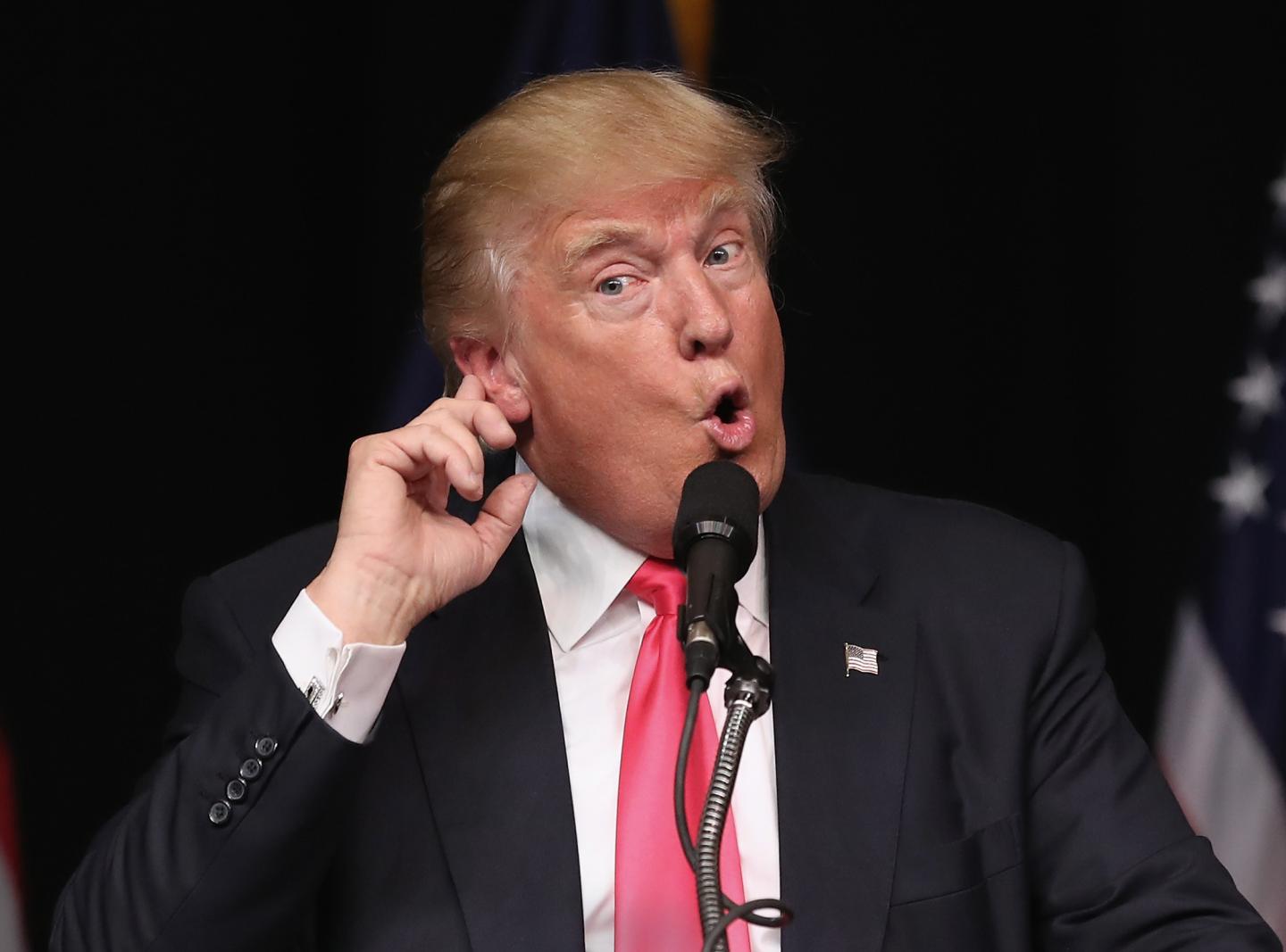 Donald Trump And Mike Pence Hold Town Hall In Scranton, PA