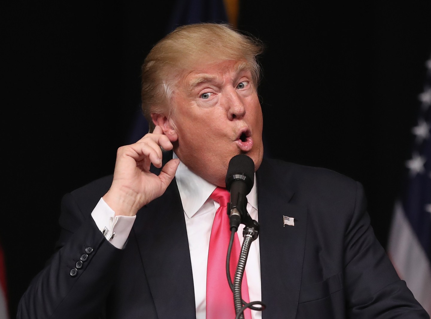 Donald Trump And Mike Pence Hold Town Hall In Scranton, PA