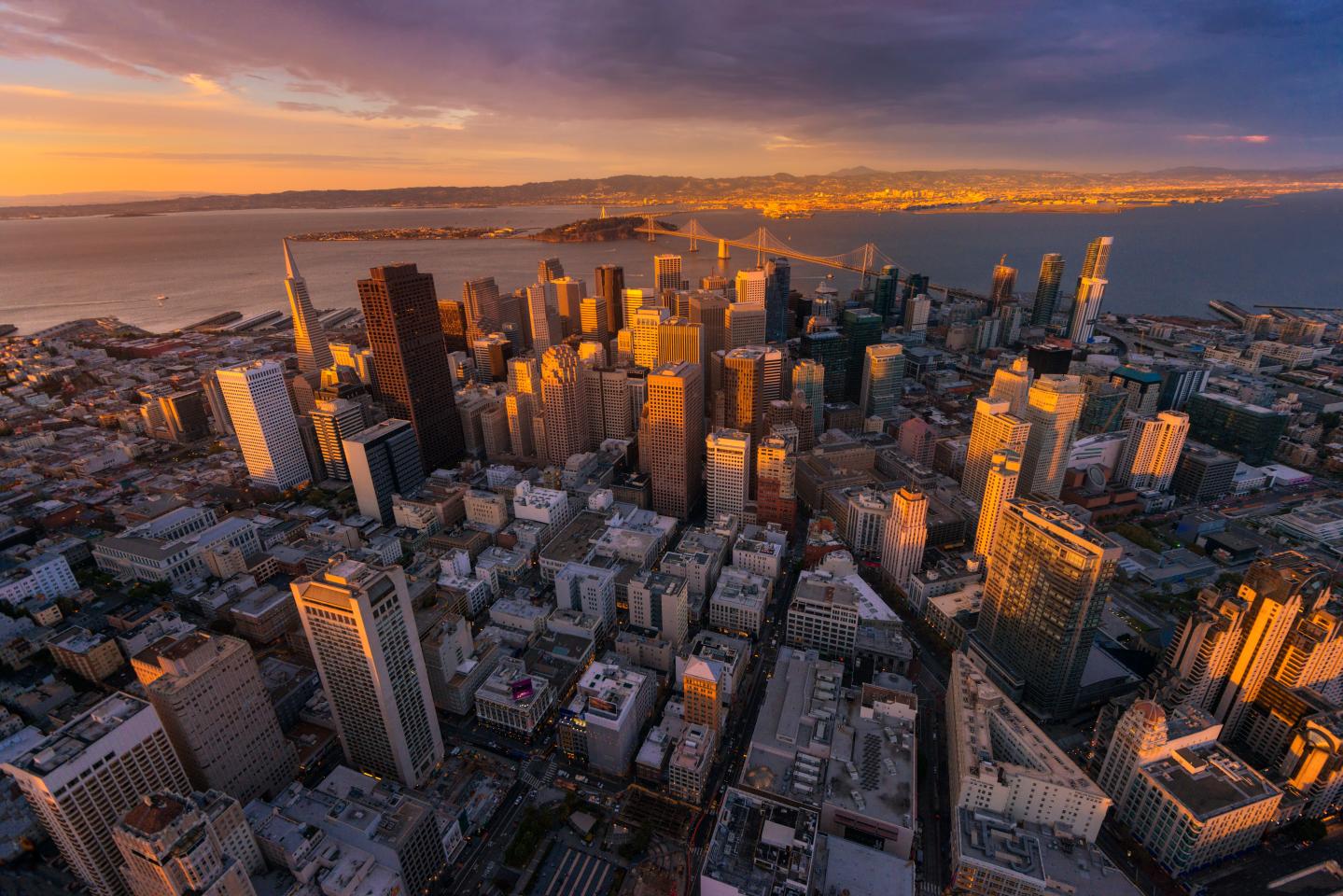 Aerial view San Francisco