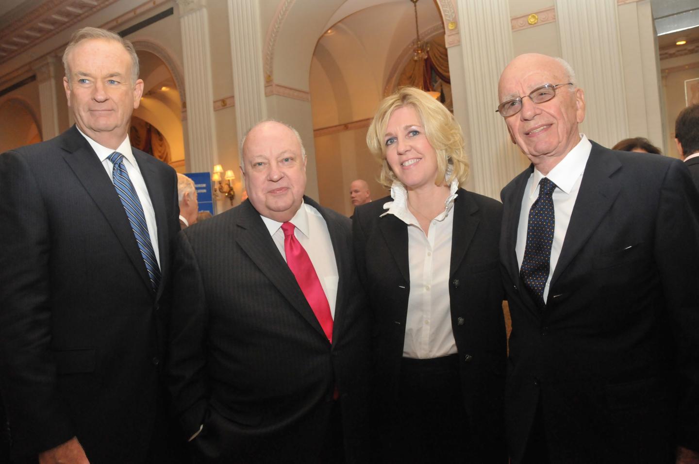 O'Reilly, Roger Ailes And Wife Elizabeth, And Ruper Murdoch