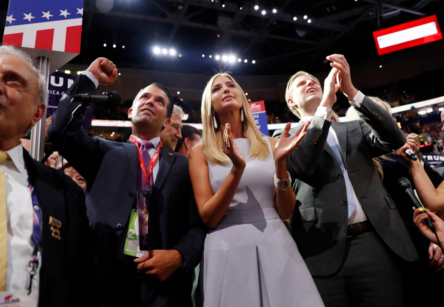 Donald Trump, Jr., Ivanka Trump, Eric Trump