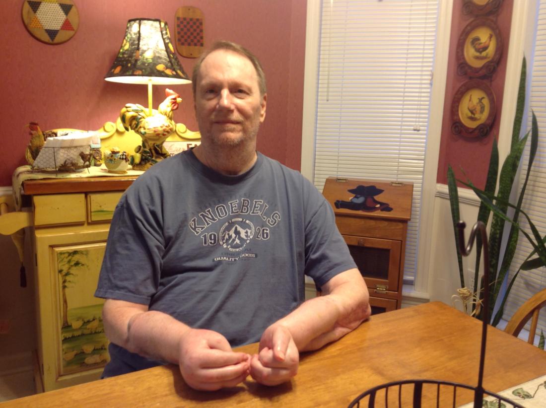 Jeff Kepner in his home.