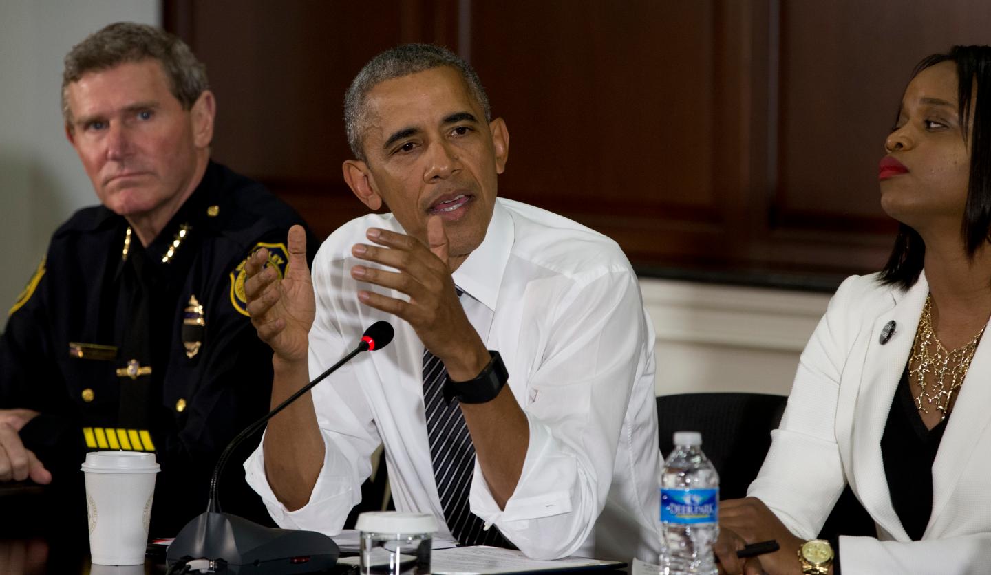 Barack Obama, Brittany Packnett, Terry Cunningham