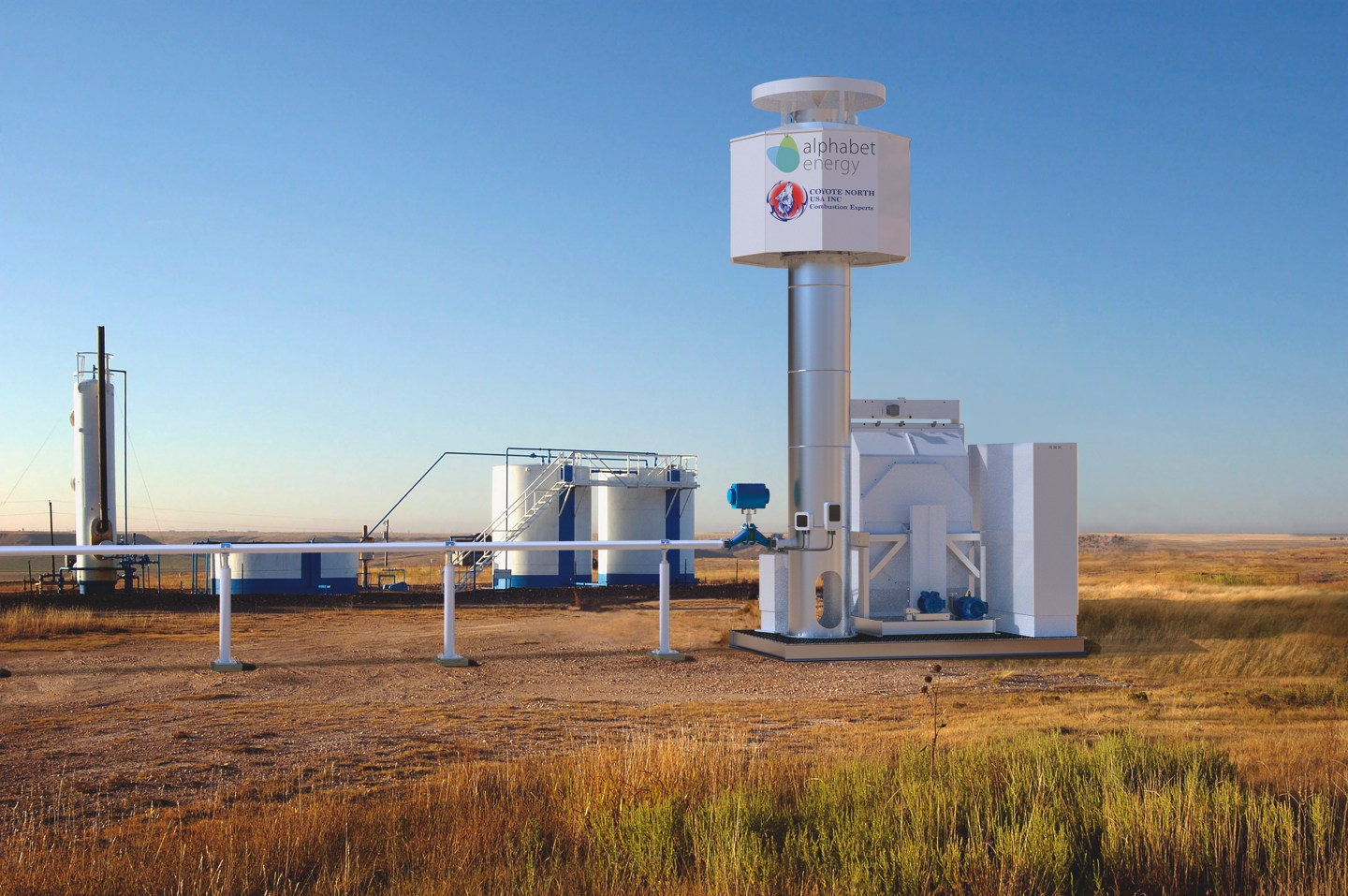 Oil well and Storage Tanks