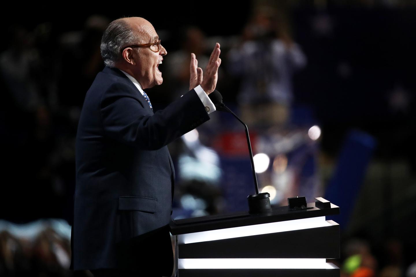 First Day of Republican Convention Sounds Dark Notes