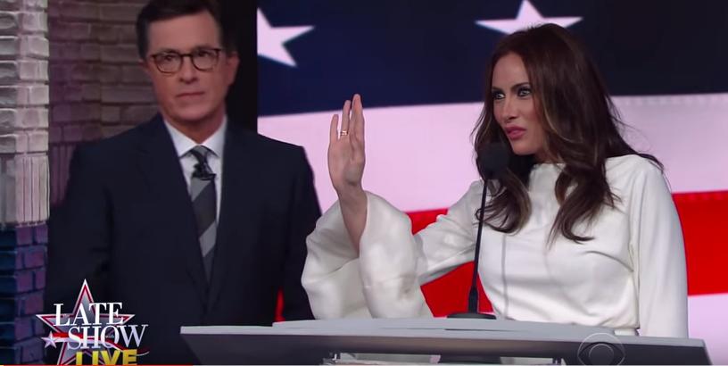 Stephen Colbert Melania Trump