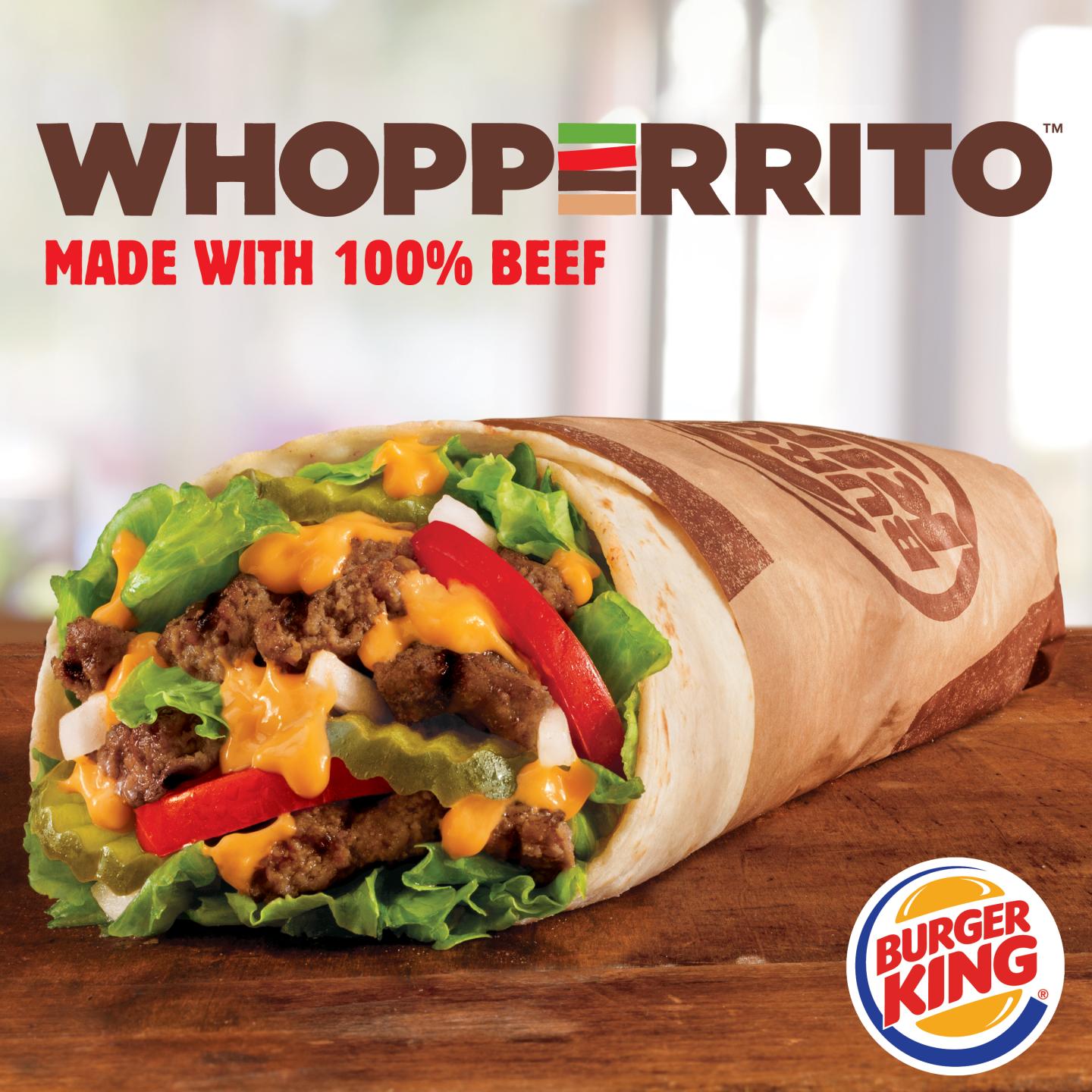 Burger King’s Whopperrito Is Going Nationwide