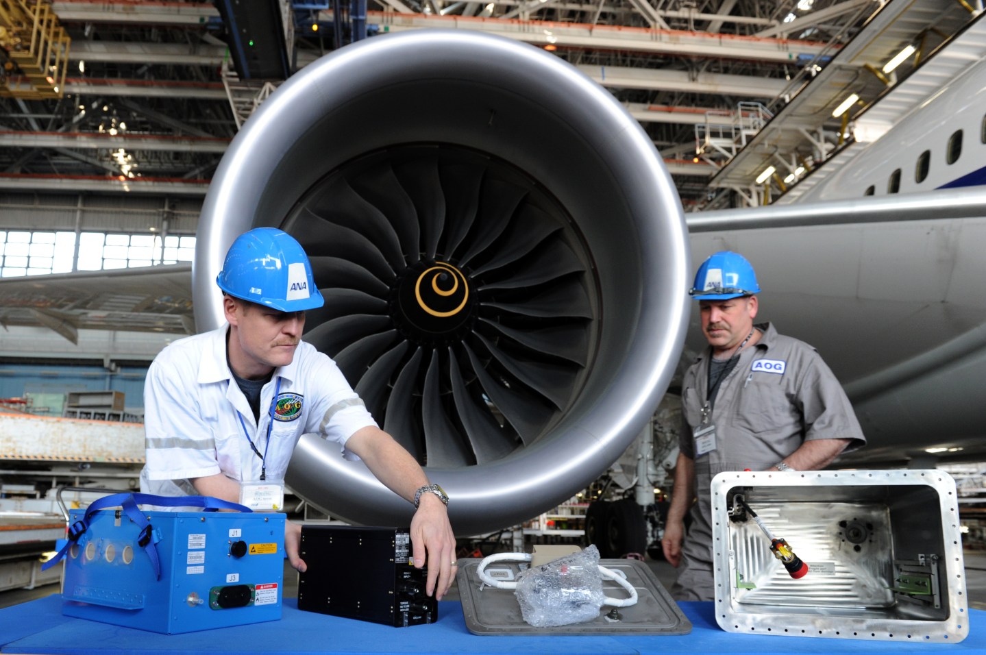 ANA says some engine compressor blades showed corrosion.