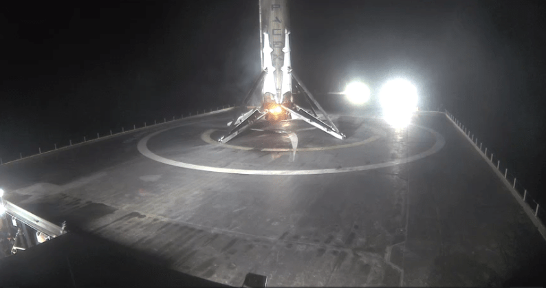 Another successful Falcon 9 landing on the Of Course I Still Love You drone ship.