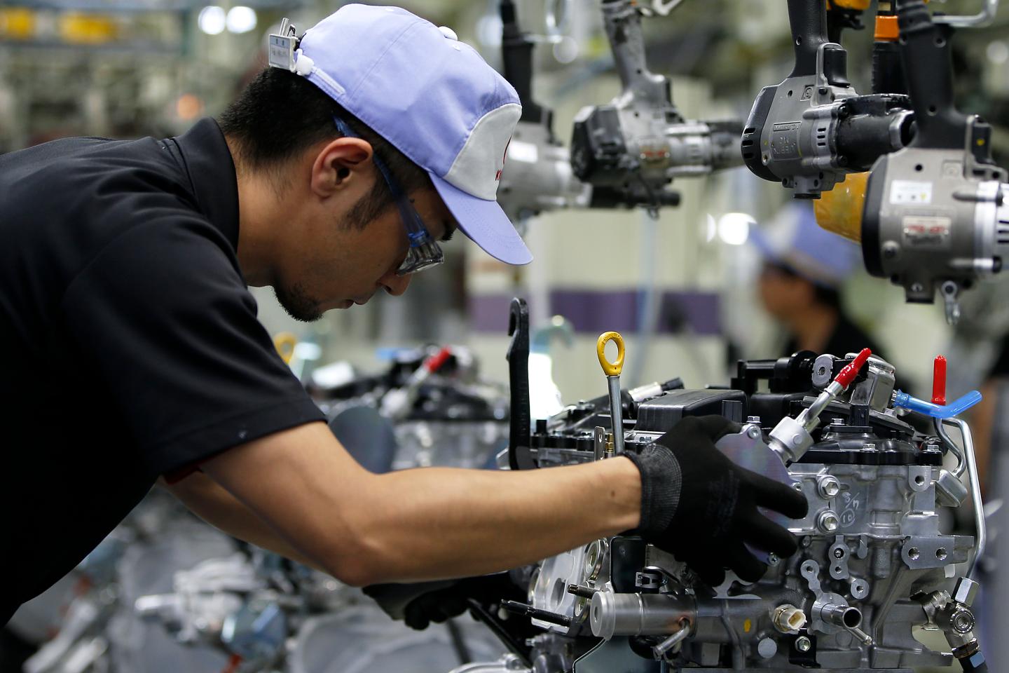 Tour Of Toyota Motor Corp. Engine Plant