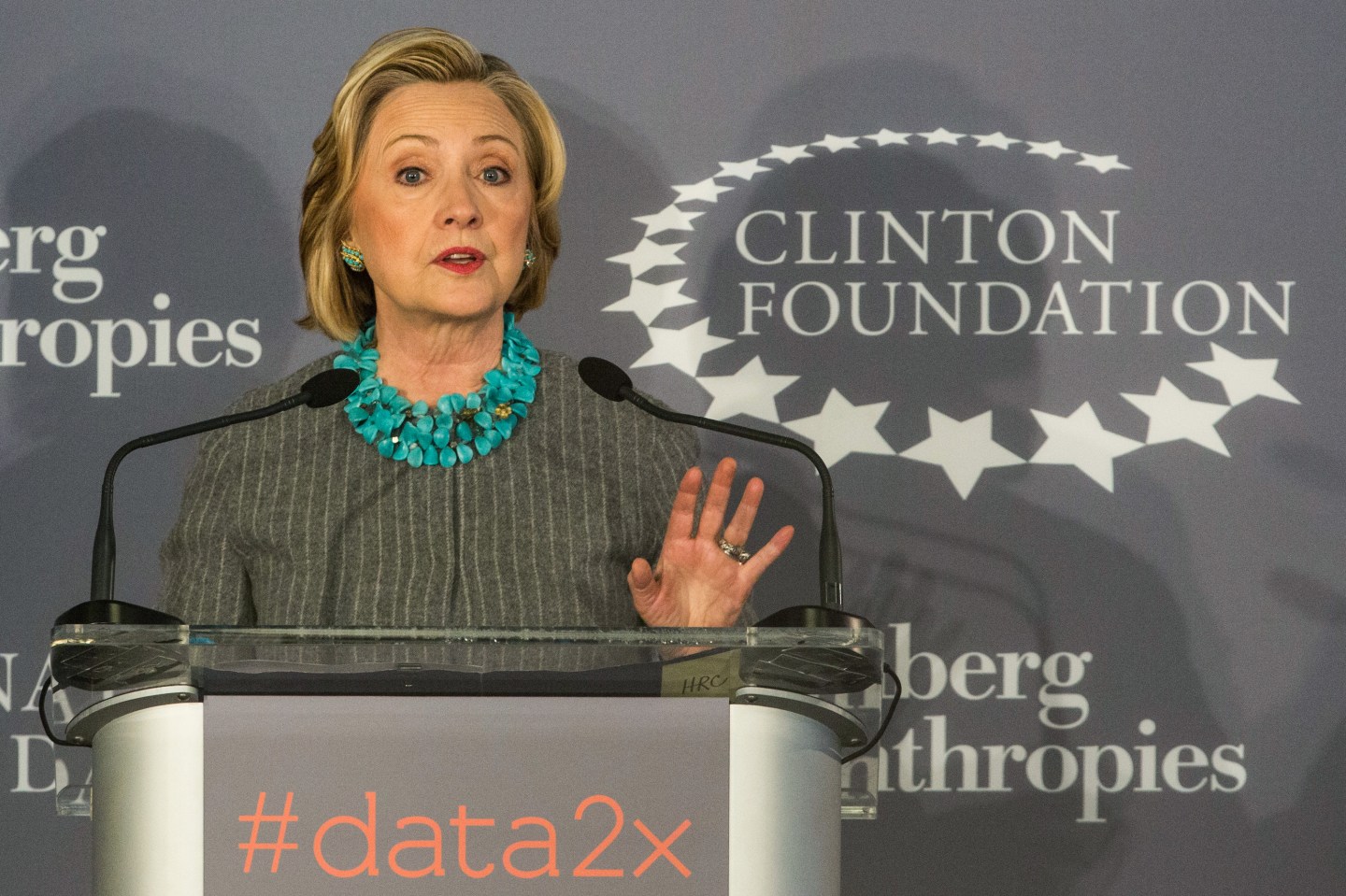 Hillary Clinton And Michael Bloomberg Announce Partnerships To Close Gender Data Gaps