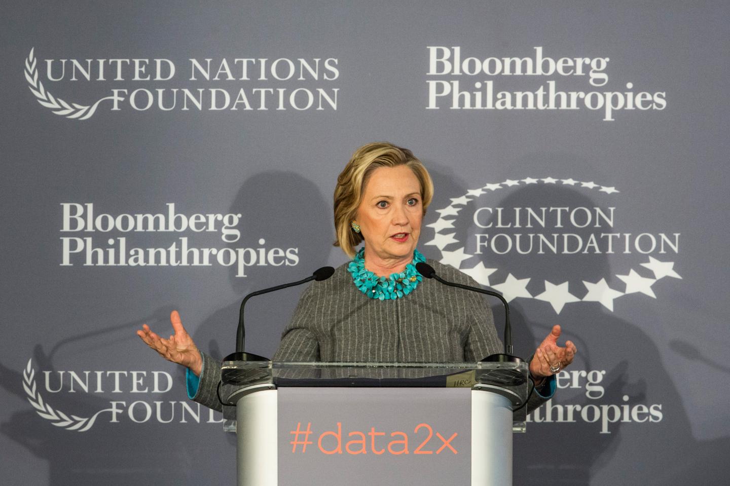 Hillary Clinton And Michael Bloomberg Announce Partnerships To Close Gender Data Gaps