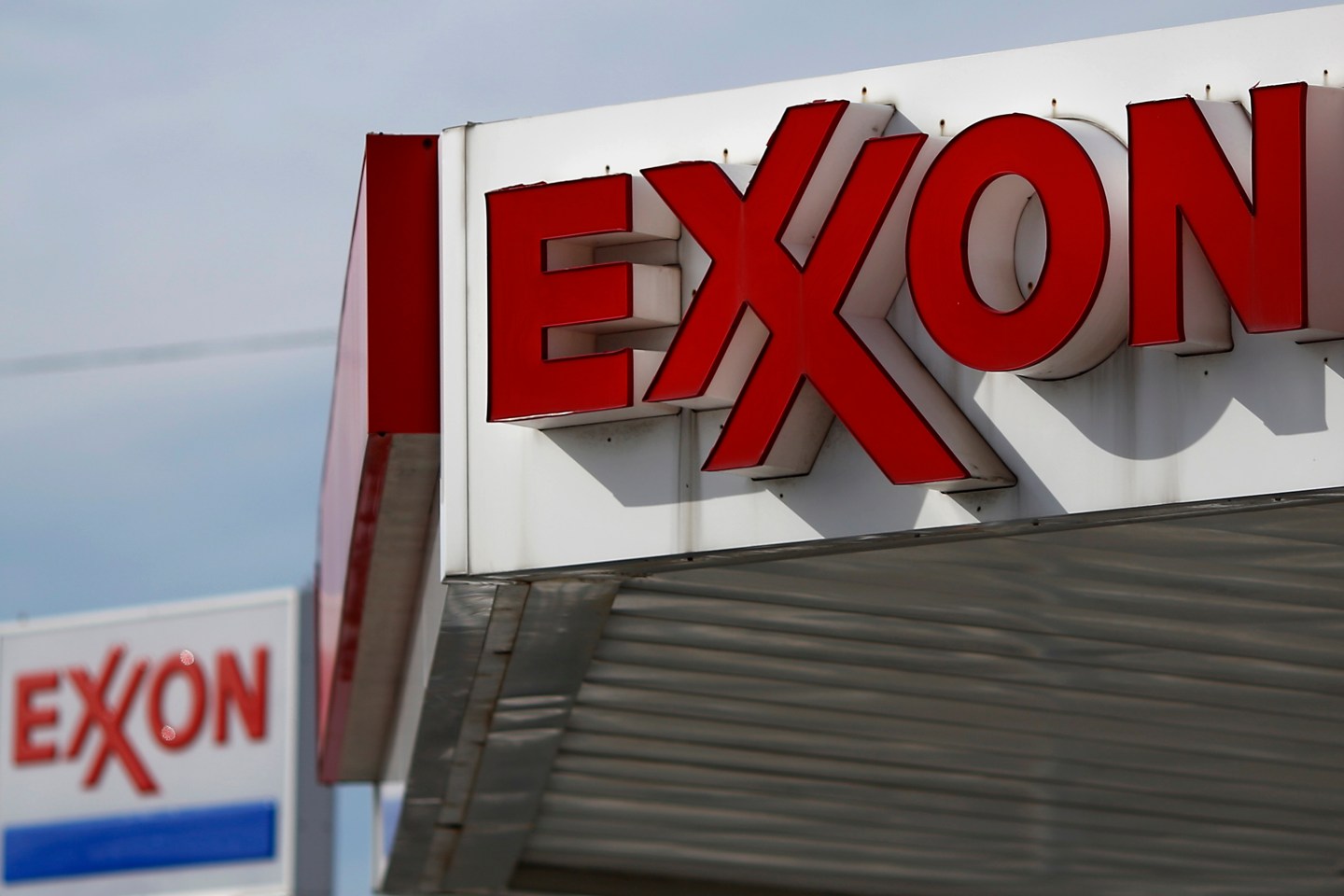 An Exxon Mobil Corp. Station Ahead Of Earnings Figures