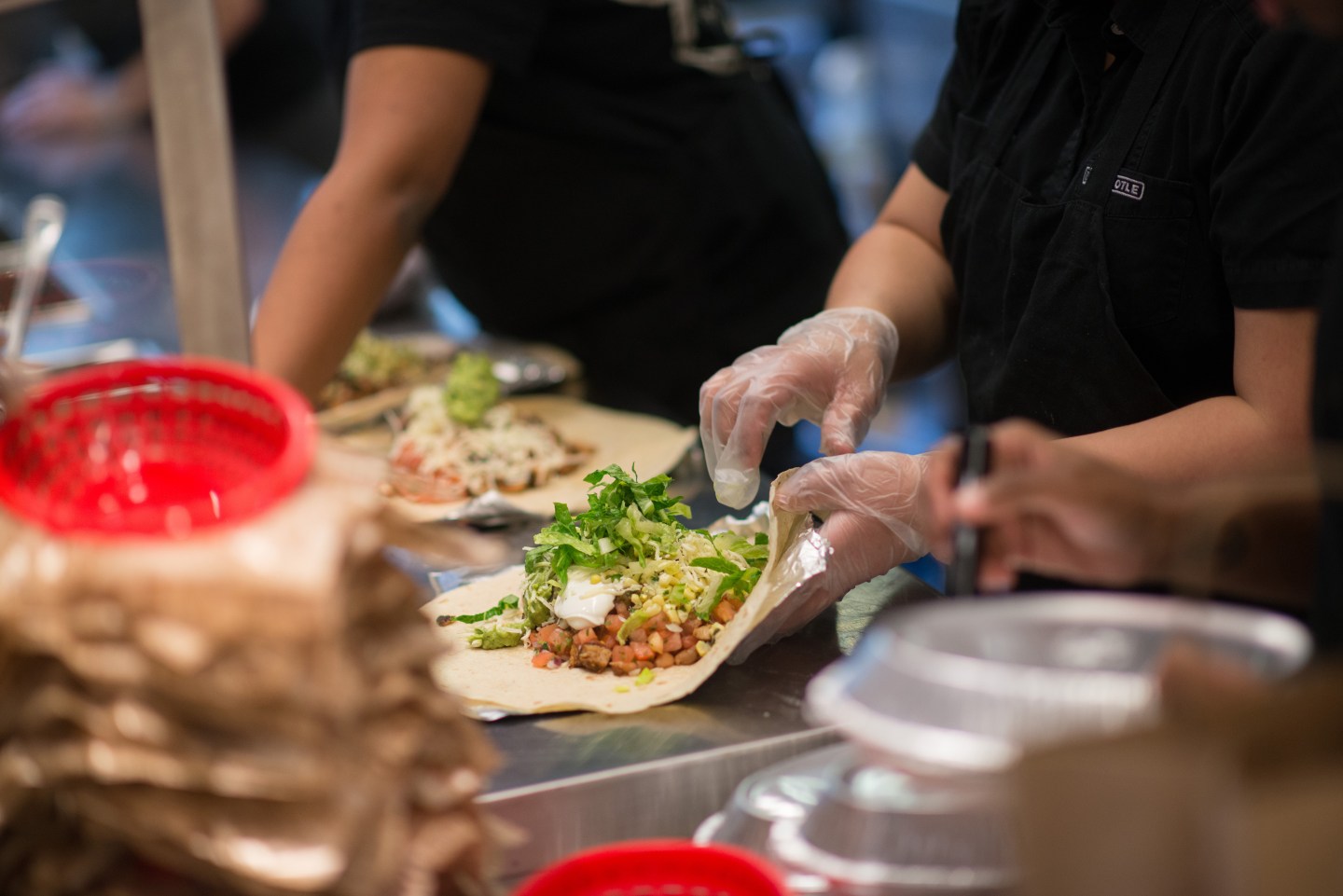 Inside A Chipotle Restaurant Ahead of Earnings Figures