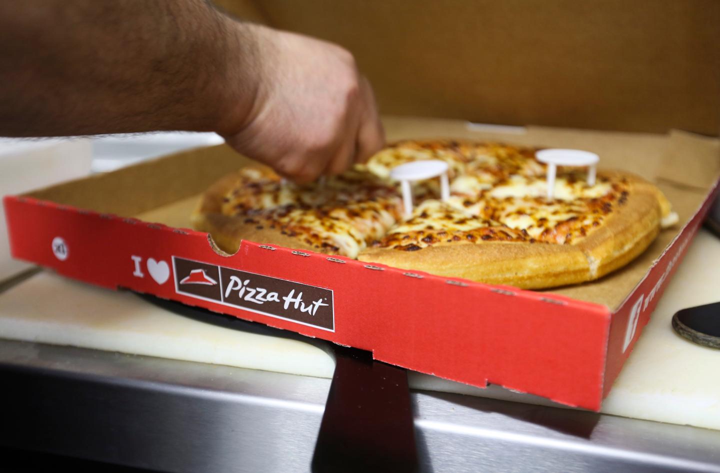 Inside A Yum! Brands Inc. Pizza Hut Restaurant
