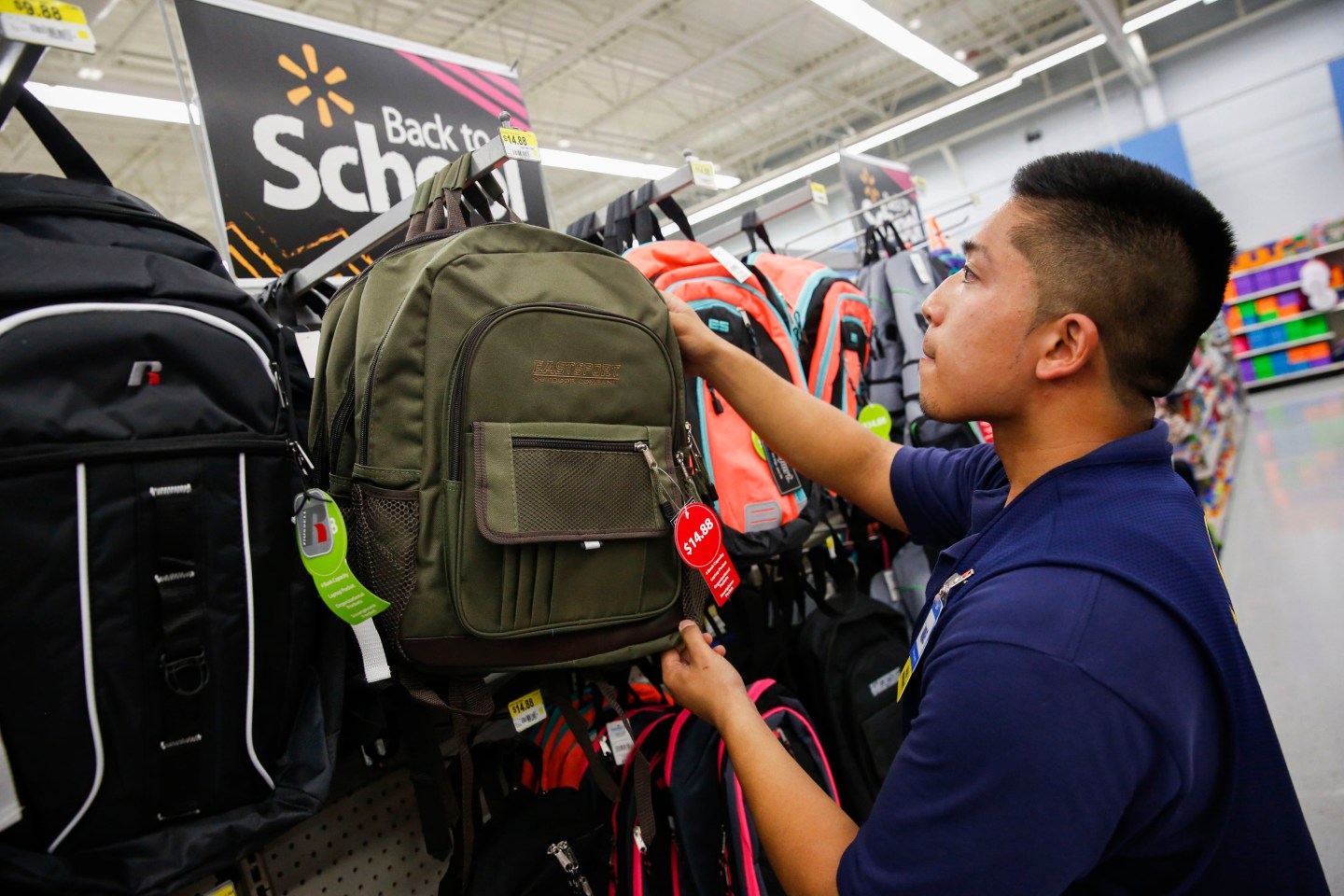 Back to School Shopping At Wal-Mart