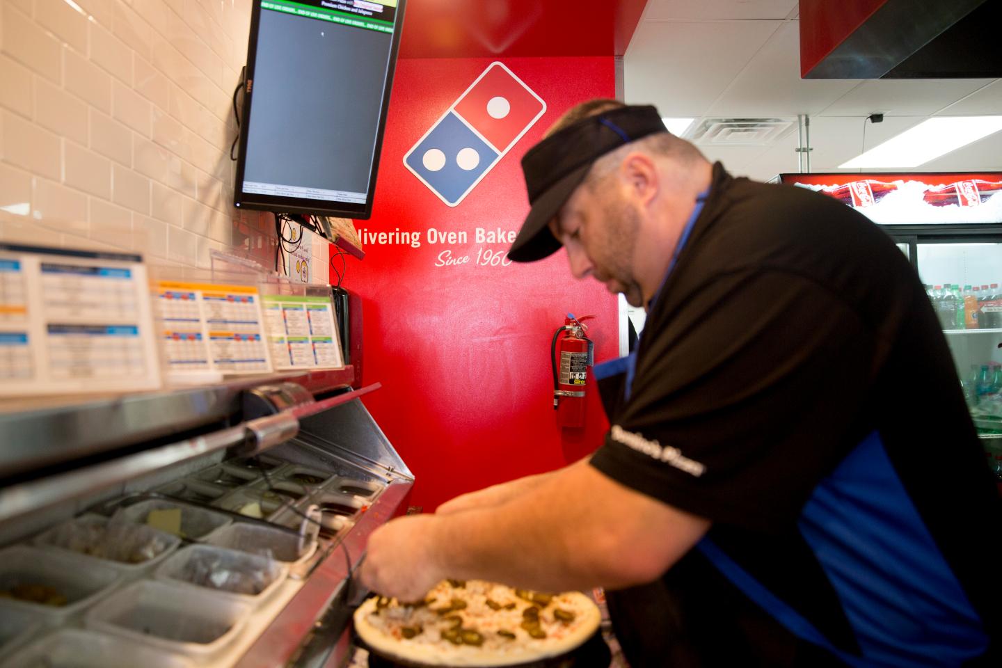 Inside A Domino's Pizza Inc. Location As Chain Tries To Draw More Customers