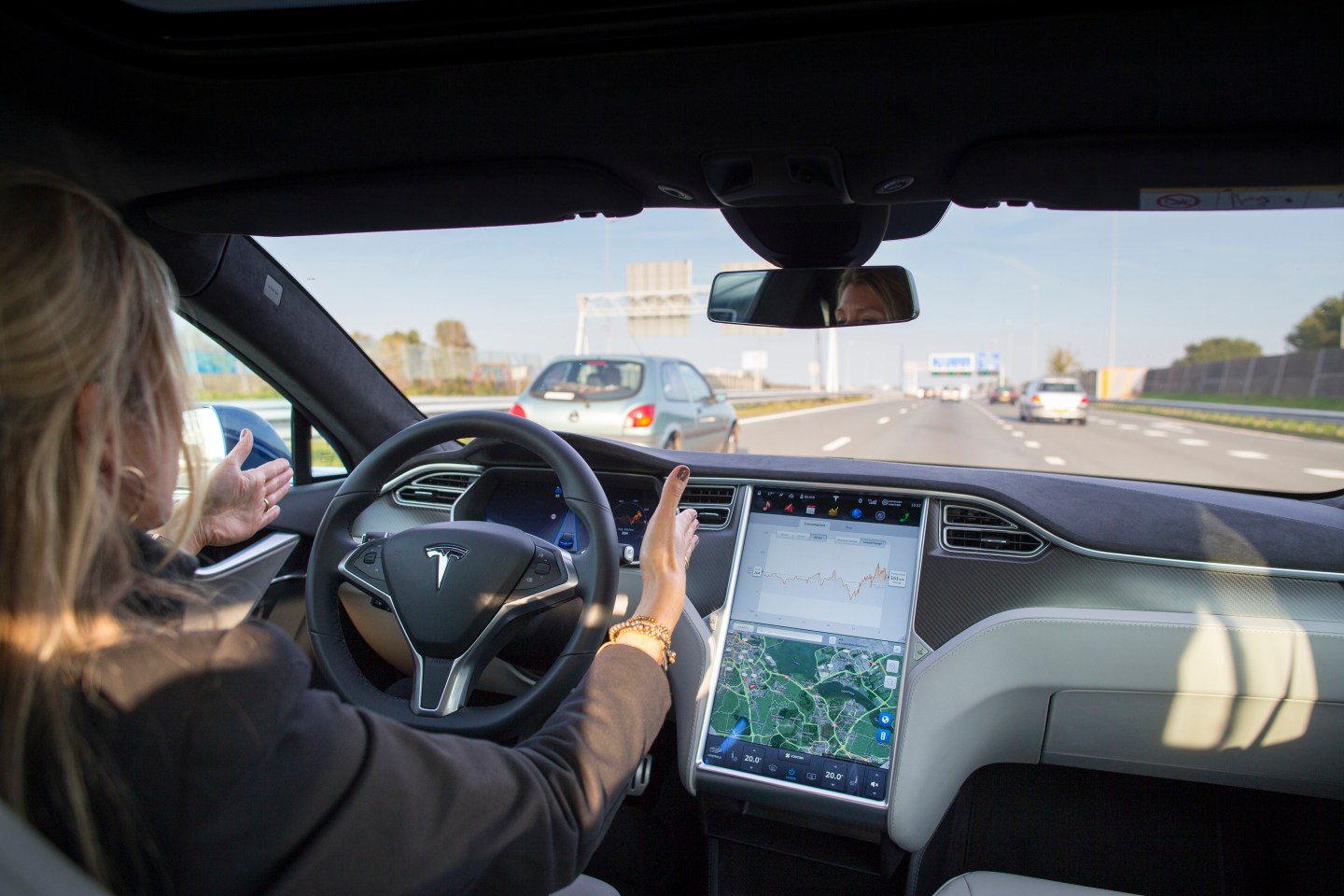 Tesla Motors Inc. Tests Self-Driving Technology