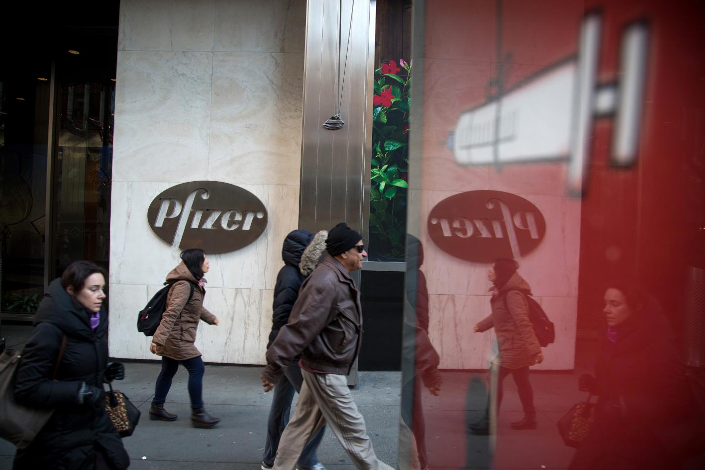 Pfizer Inc. Headquarters As They Agree To Combine With Allergan Plc In $160 Billion Deal