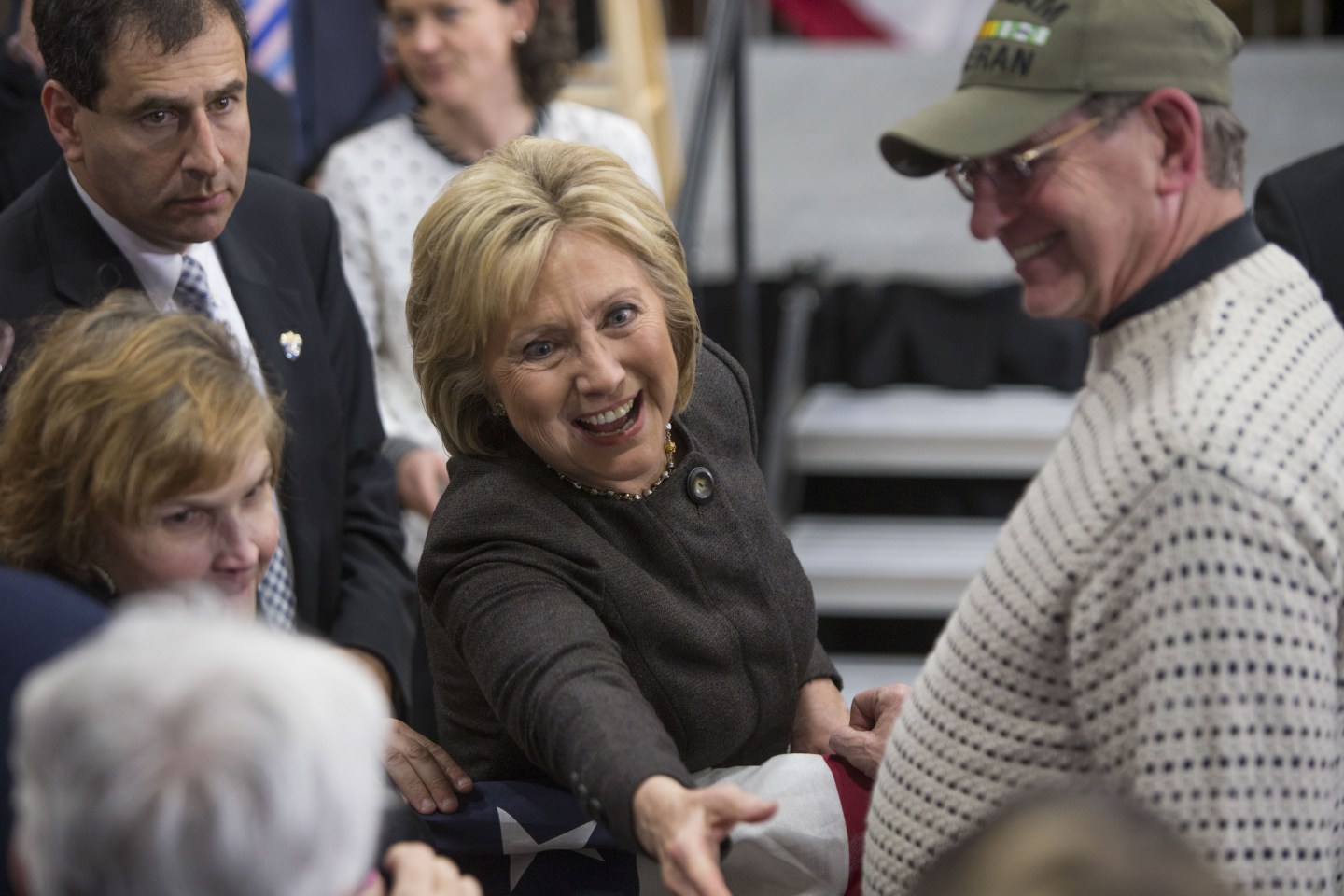 Presidential Candidate Hillary Clinton Holds Campaign Event
