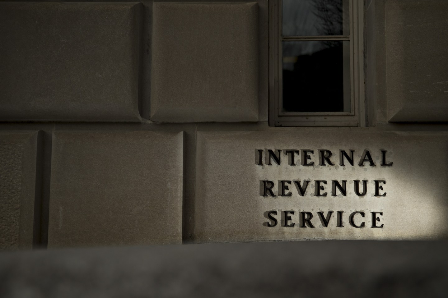 Views Of The IRS Headquarters During Tax Filing Season