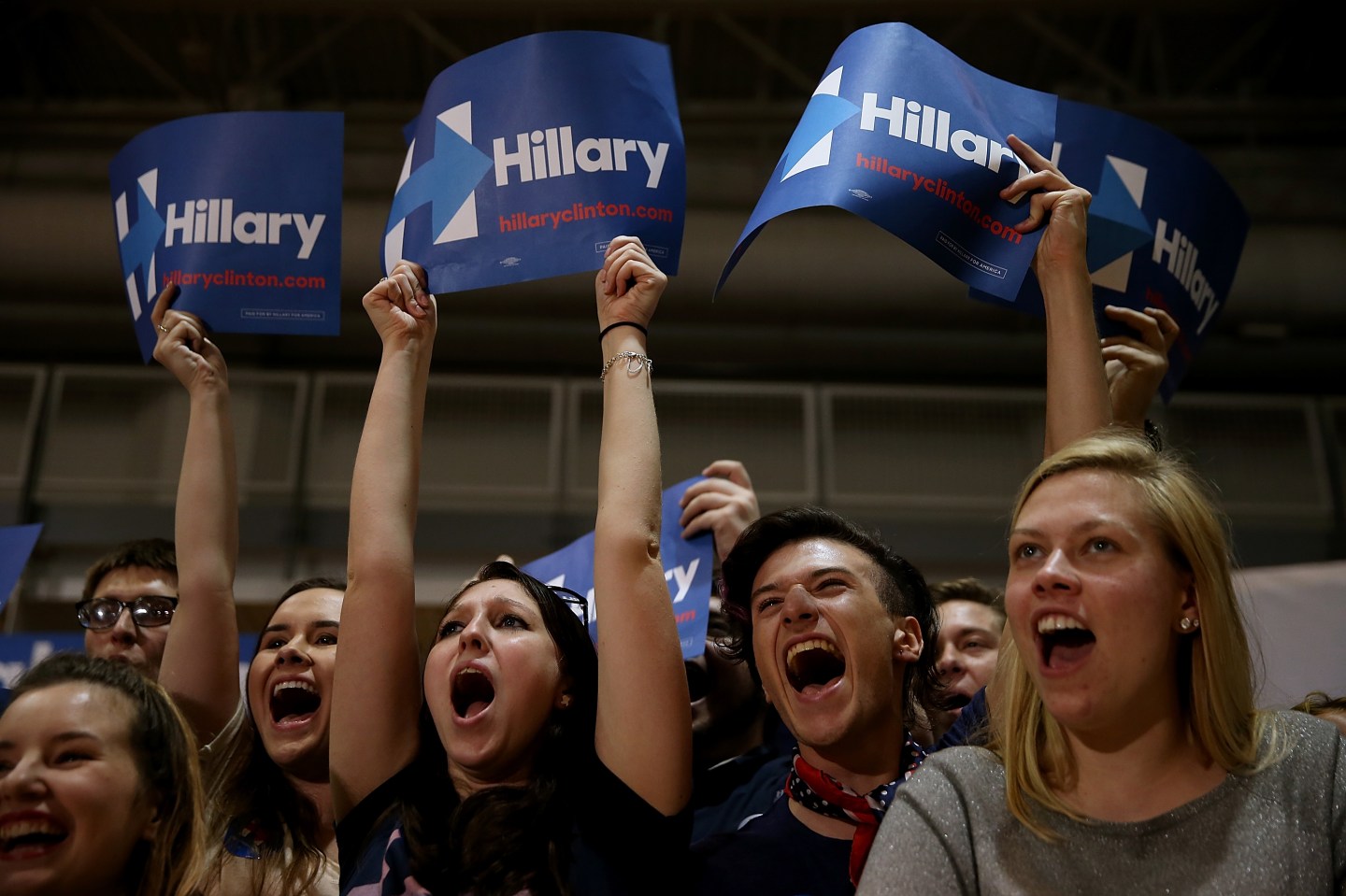 Hillary Clinton Holds Get Out The Vote Rally In Houston, Texas