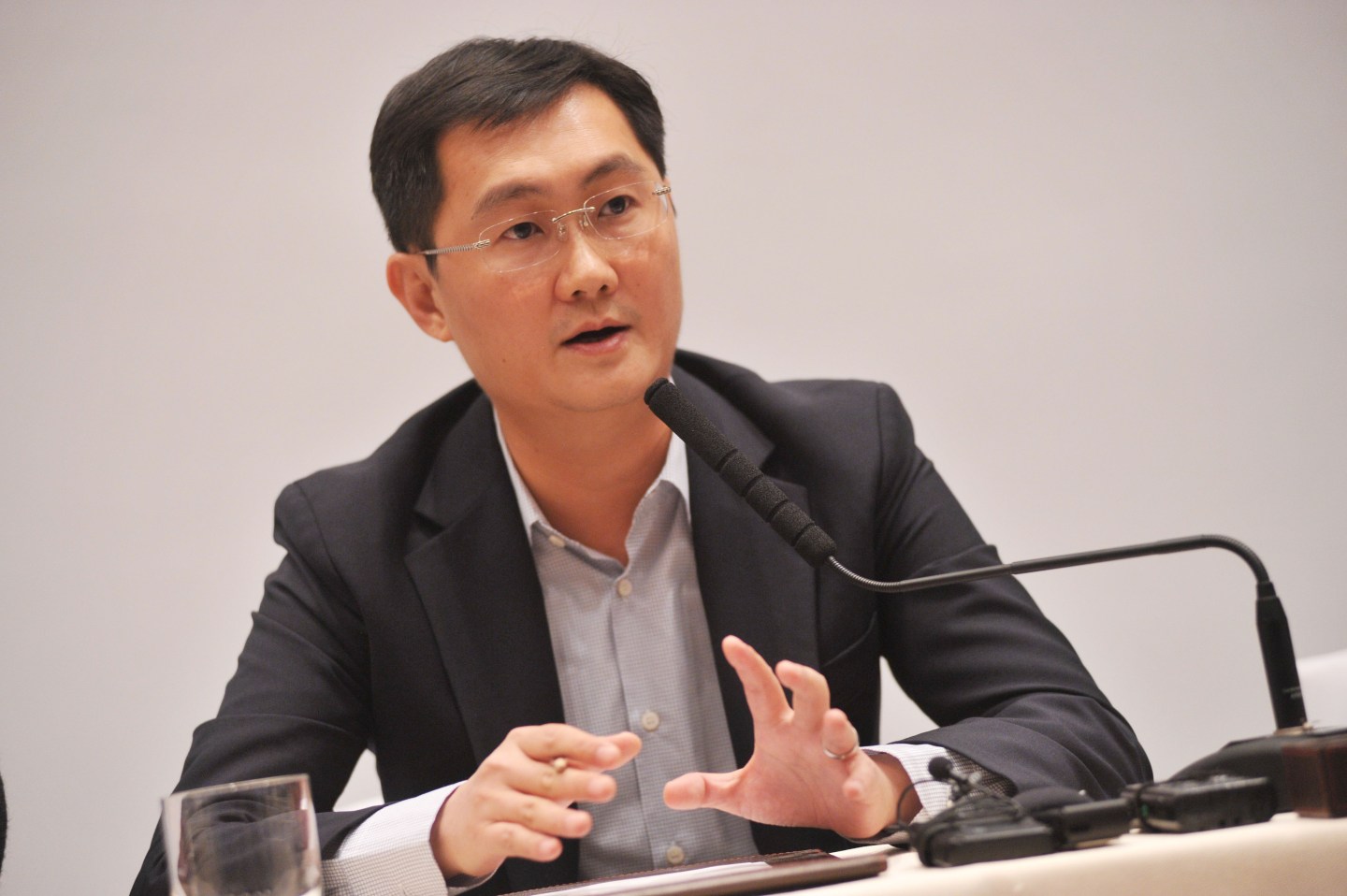 Tencent Holdings Ltd. Chairman And CEO Ma Huateng Holds News Conference