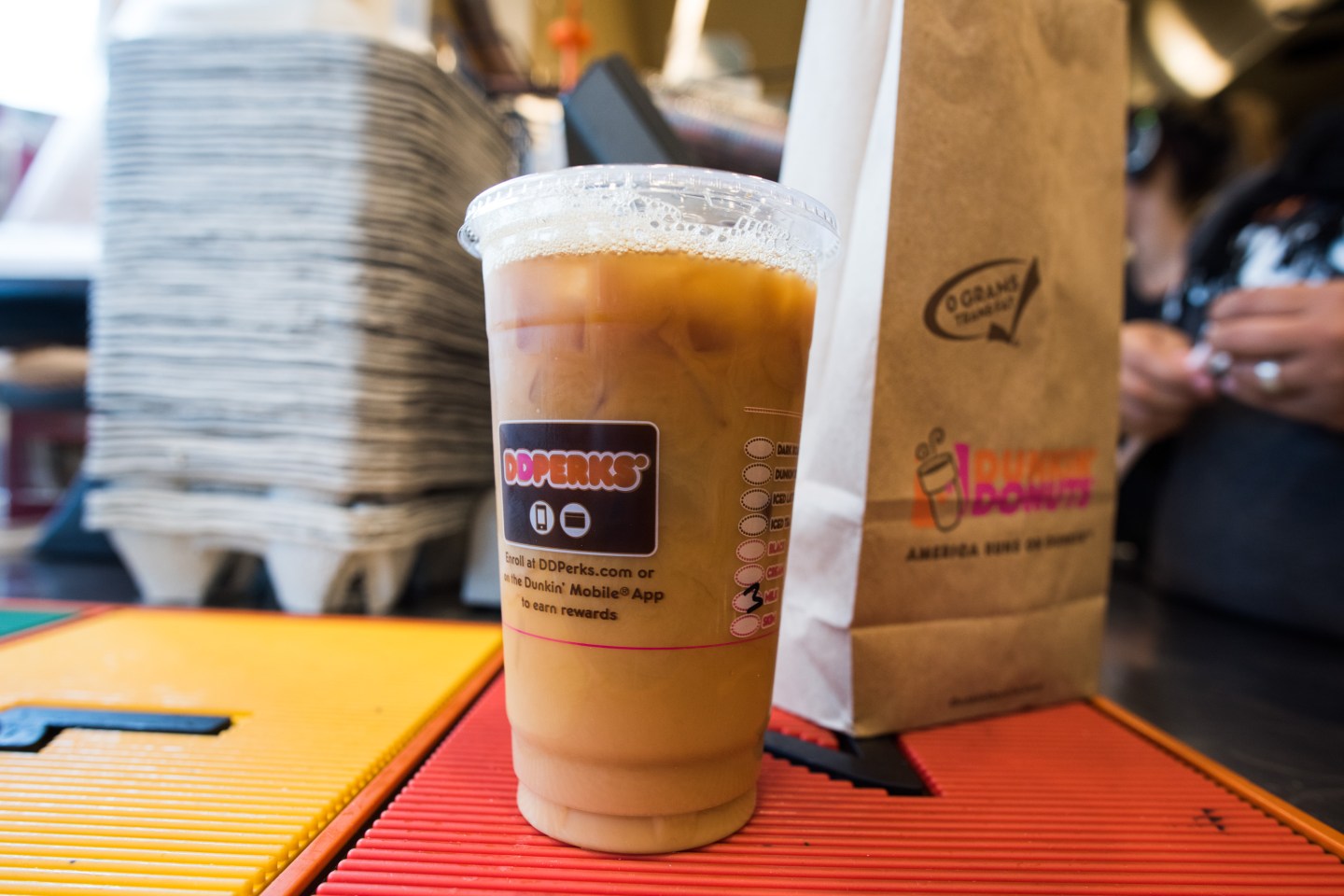 Dunkin' Donuts says its cold brew is doing better than expected.