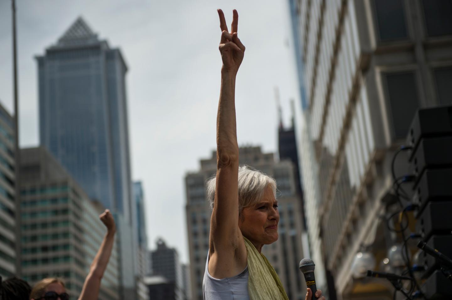 PHILADELPHIA, PA - JULY 26: Green Patry Presidential candidate