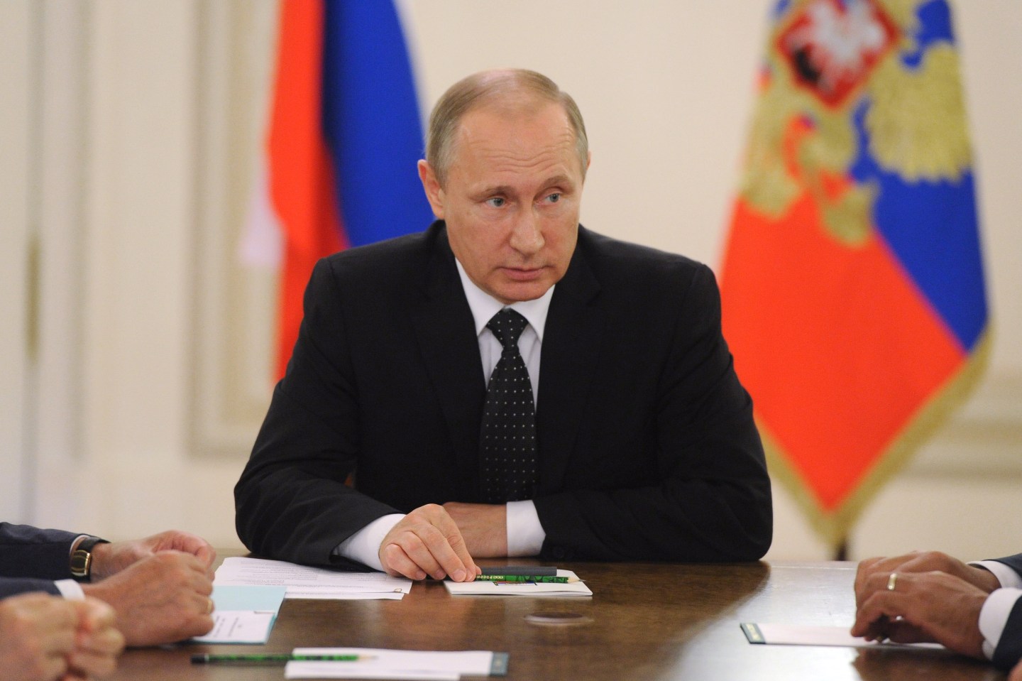 President Vladimir Putin chairs Russian Security Council meeting