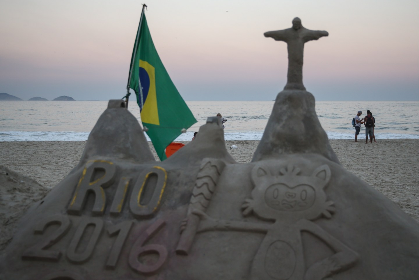 Rio de Janeiro, Brazil, on the eve of 2016 Summer Olympic Games