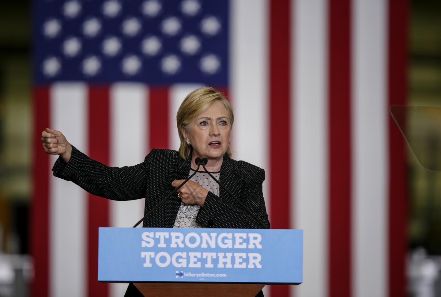 Democratic Presidential Nominee Hillary Clinton Delivers Speech On The Economy