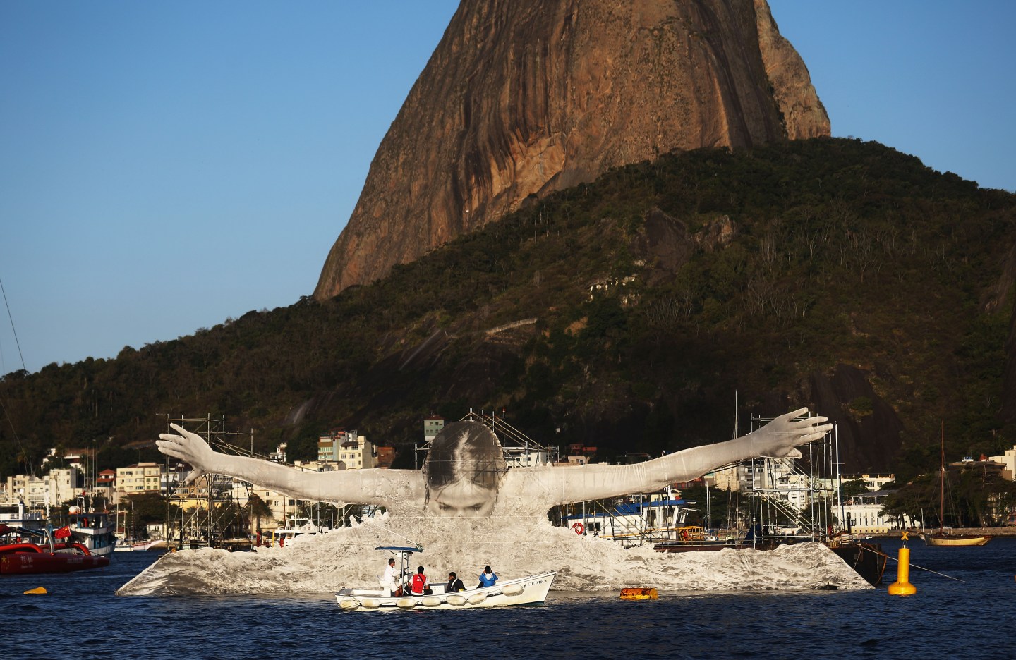 Rio Art Installations Celebrate Olympic Athletes