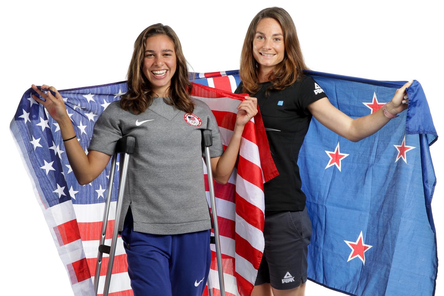 Nikki Hamblin And Abbey D'Agostino Portrait Session